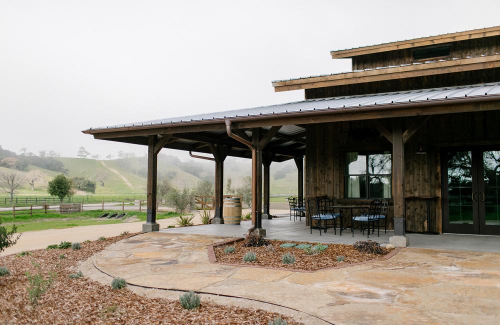 Petros Brand Winery Corner of Building