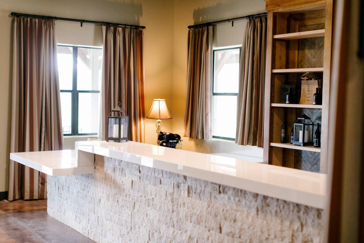 Reception Area of Petros Winery